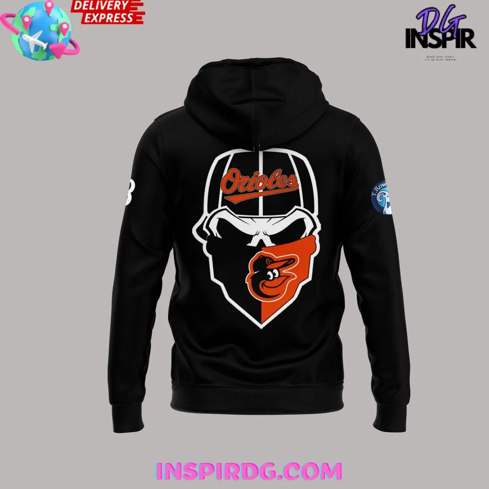 -Skull Baltimore Orioles Limited Edition Hoodie