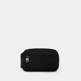 Alexander McQueen  Biker Skull Belt Bag in Black Nylon