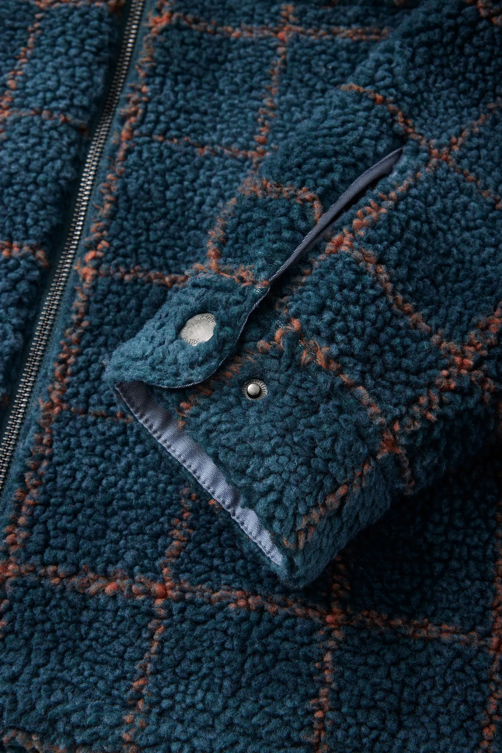 ANDERSON SHERPA JACKET - Teal