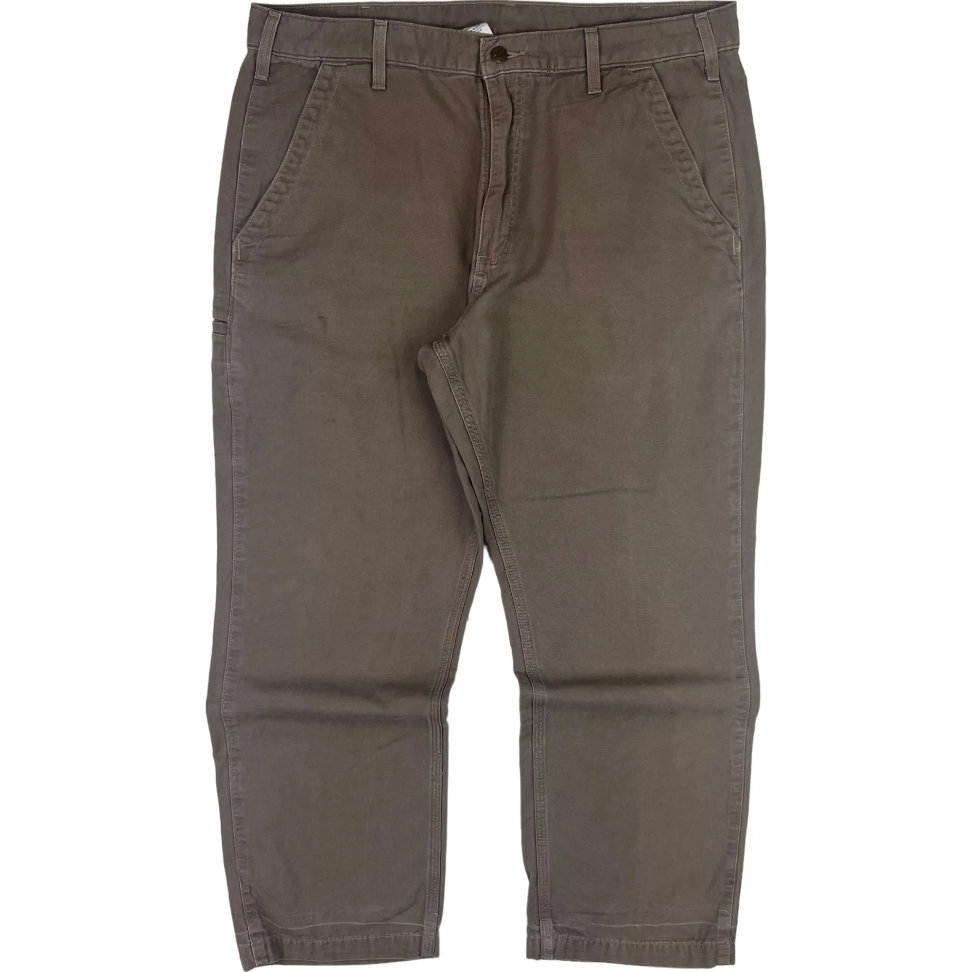 Carhartt Carpenter Workwear Trousers Relaxed Fit Brown