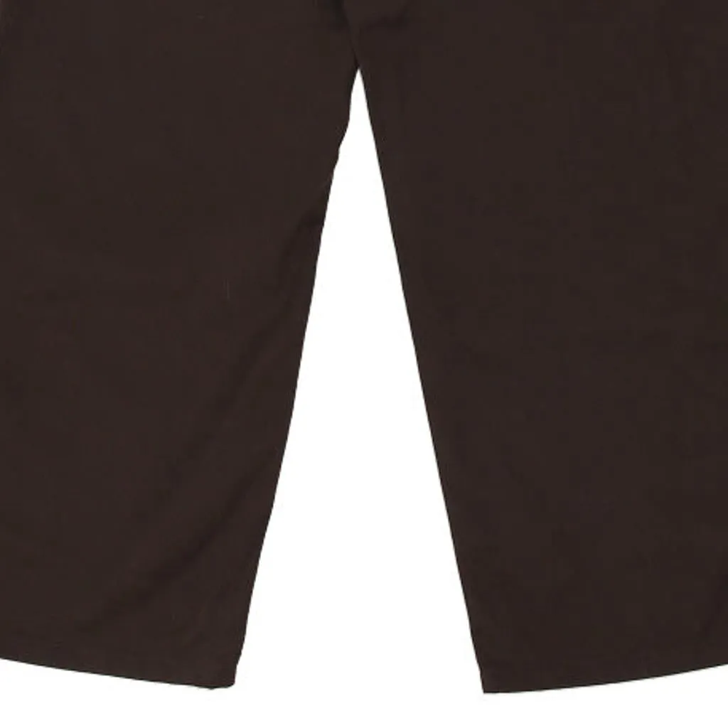 Carhartt Trousers - 33W 34L Brown Cotton