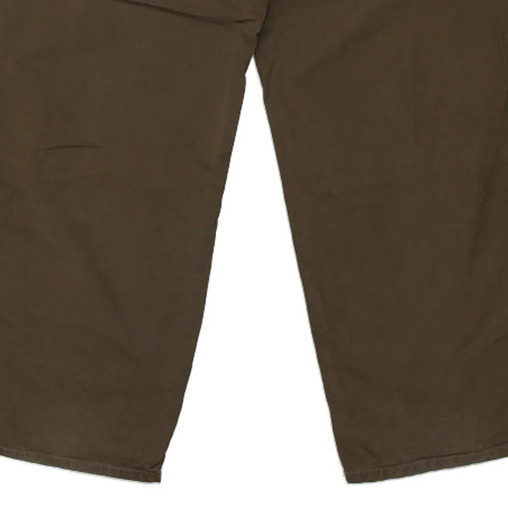 Carhartt Trousers - 34W 32L Brown Cotton