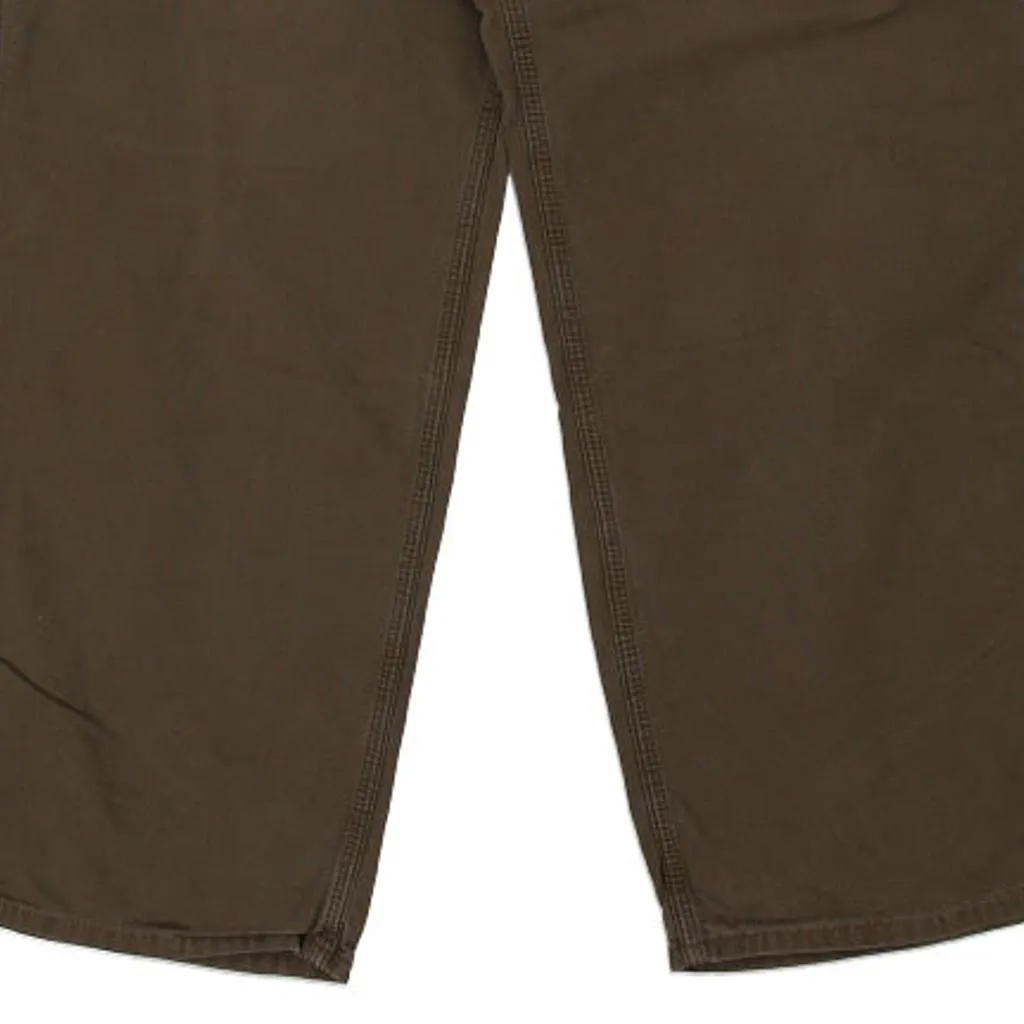 Carhartt Trousers - 34W 32L Brown Cotton