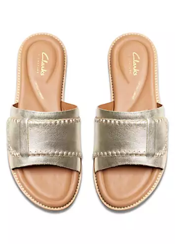 Champagne Lea Maritime Mule Sandals by Clarks | Look Again