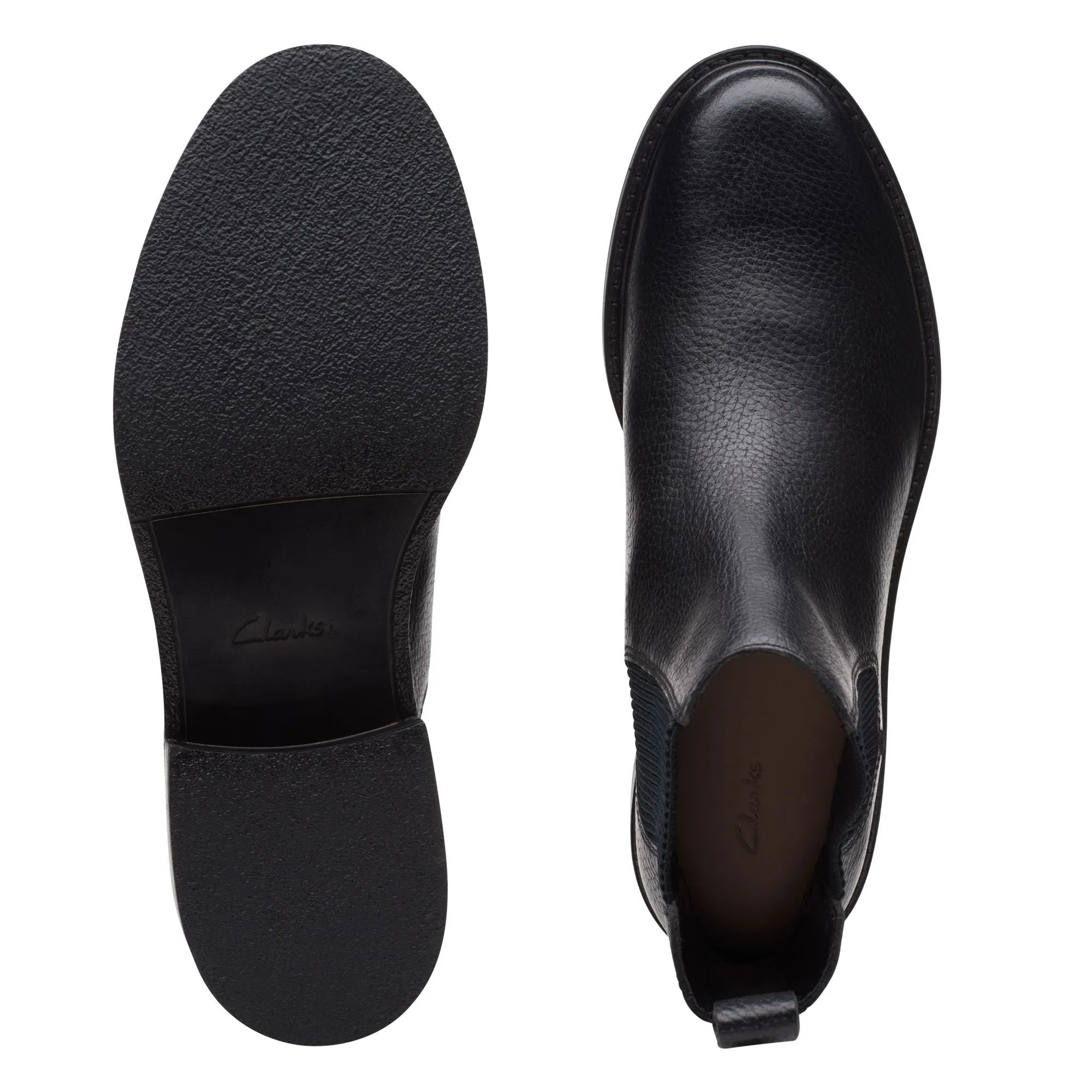 CLARKS | BOTINES CHELSEA MUJER | COLOGNE ARLO BLACK LEATHER | NEGRO