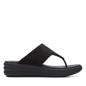 CLARKS | ZAPATO DE CUA MUJER | DRIFT JAUNT BLACK INTEREST | NEGRO