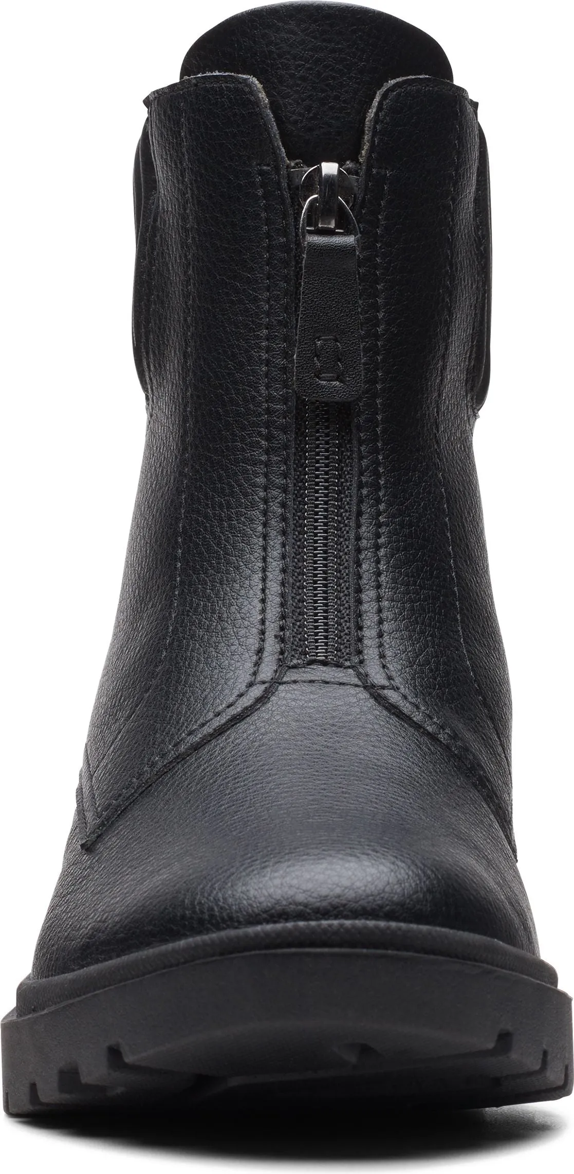 Clarks Calla Zip Black