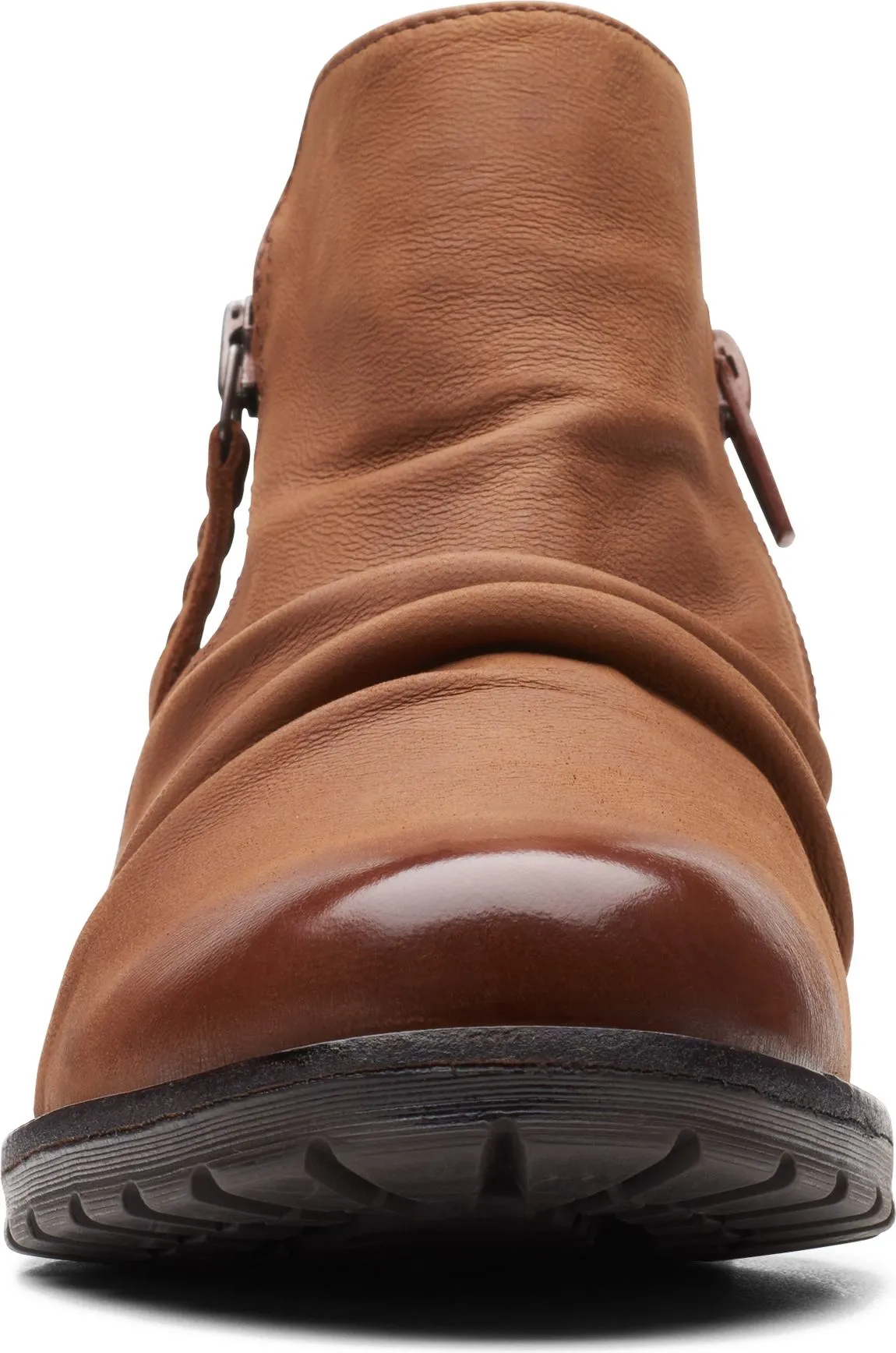 Clarks Clarkwell Zip Dark Tan