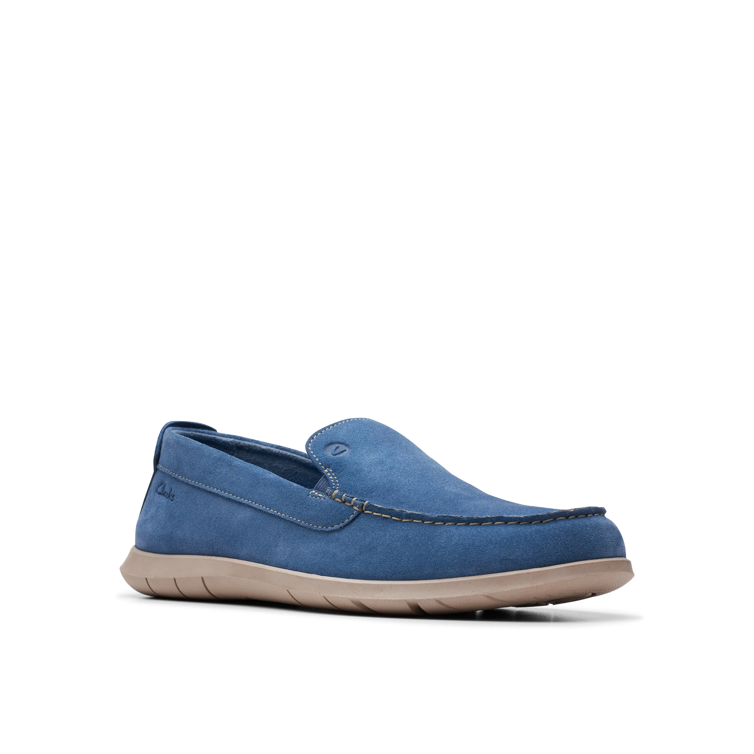 Clarks Flexway Step Suede Light Blue Sde