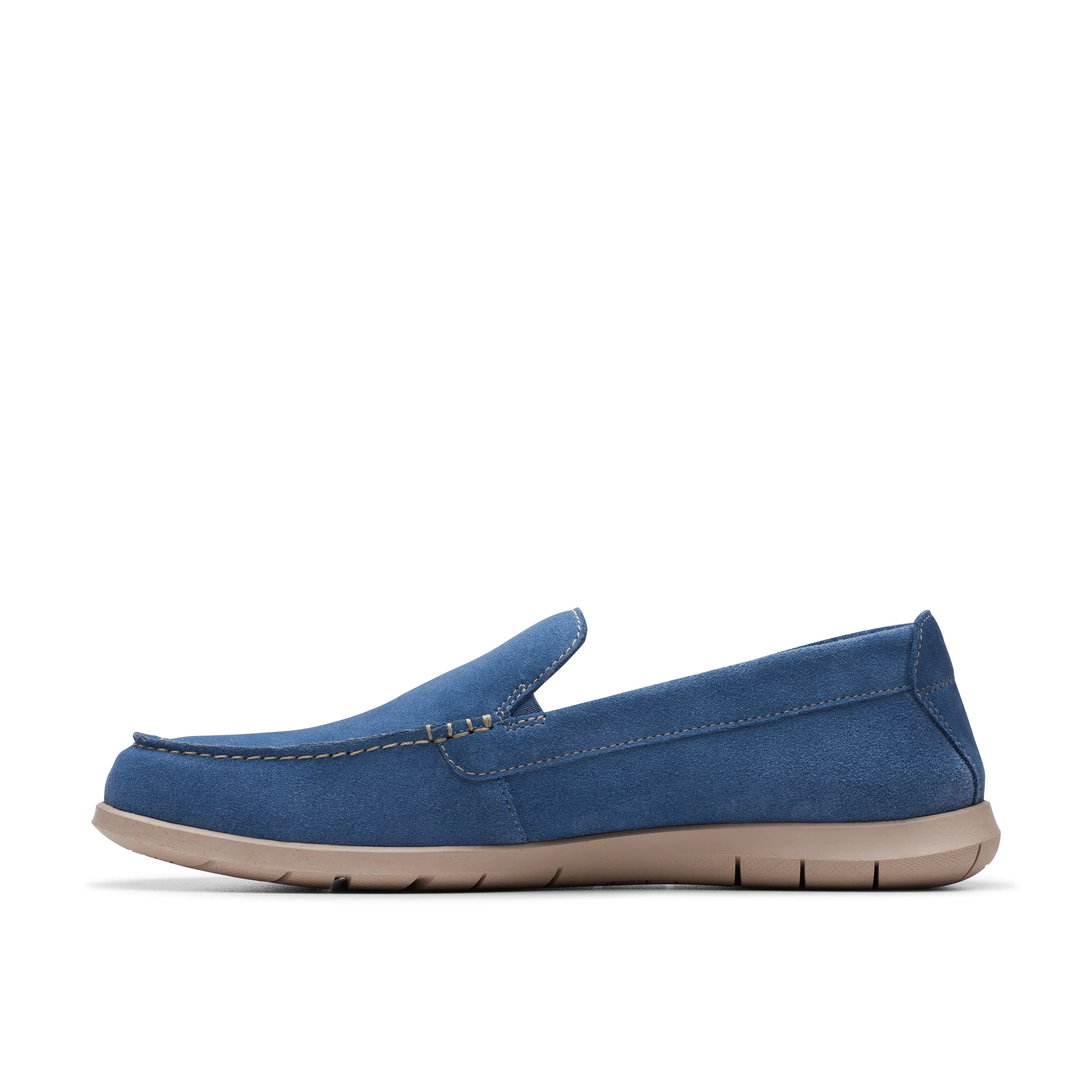 Clarks Flexway Step Suede Light Blue Sde