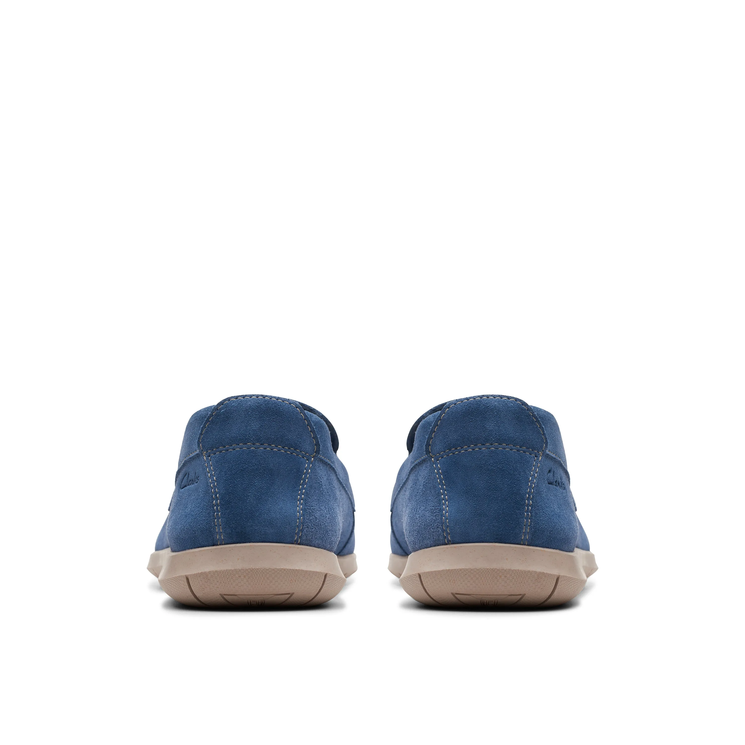 Clarks Flexway Step Suede Light Blue Sde