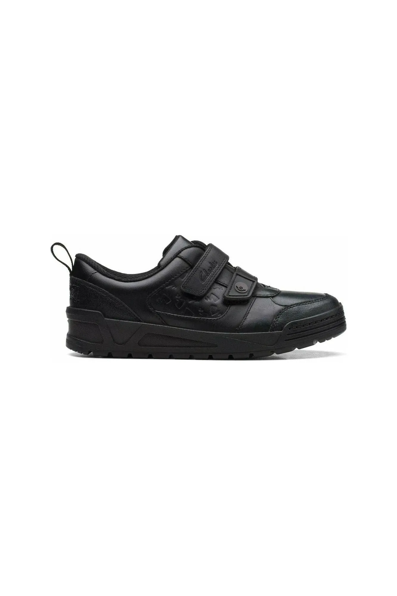 Clarks Palmer Mist Older in black leather