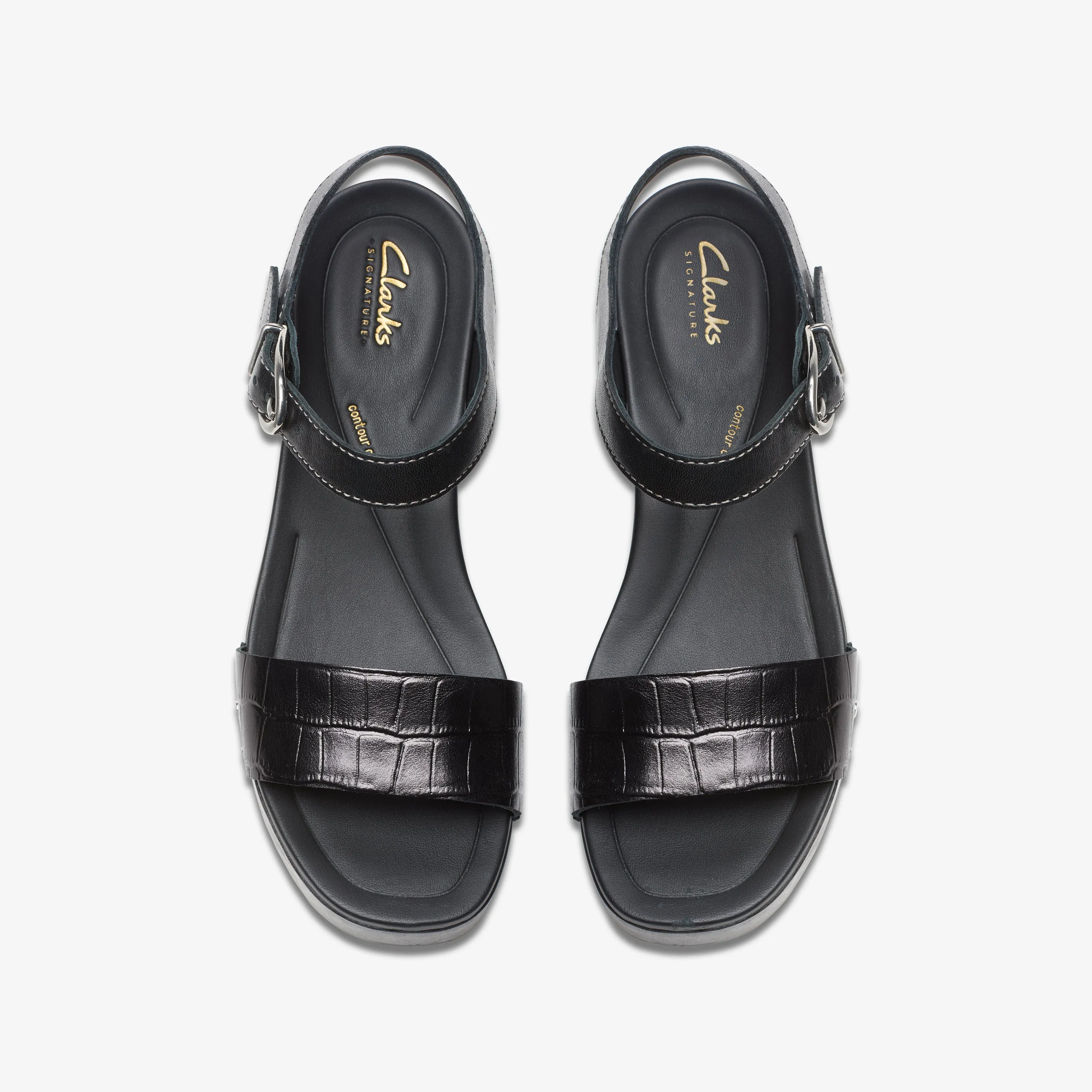 Clarks Sivanne Bay Leather Black Interest