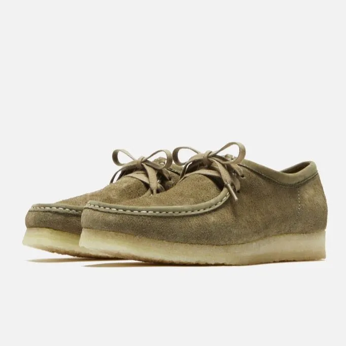 Clarks Wallabee Pale Khaki Suede