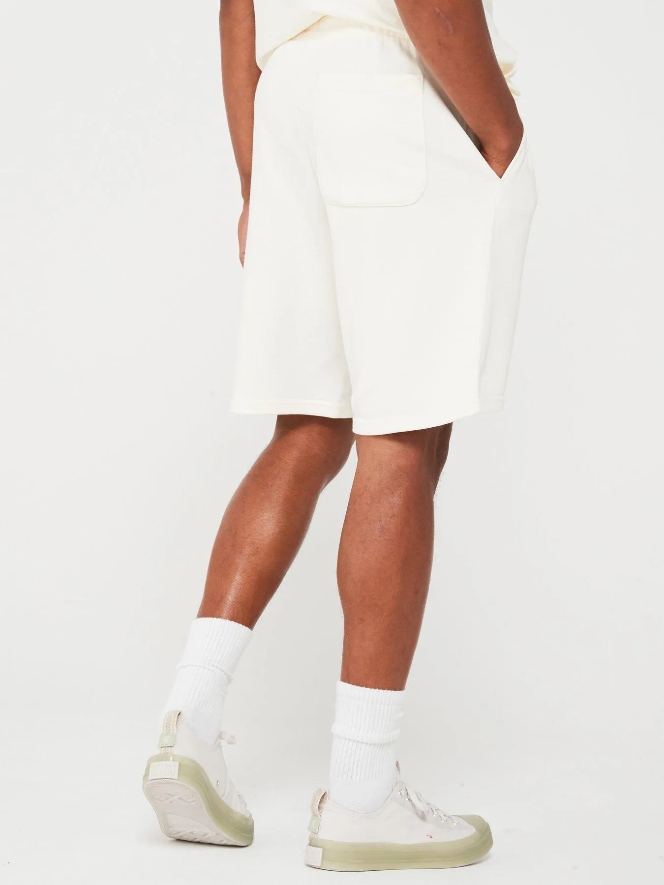 Converse Mens Core Chuck Patch Short - Off White