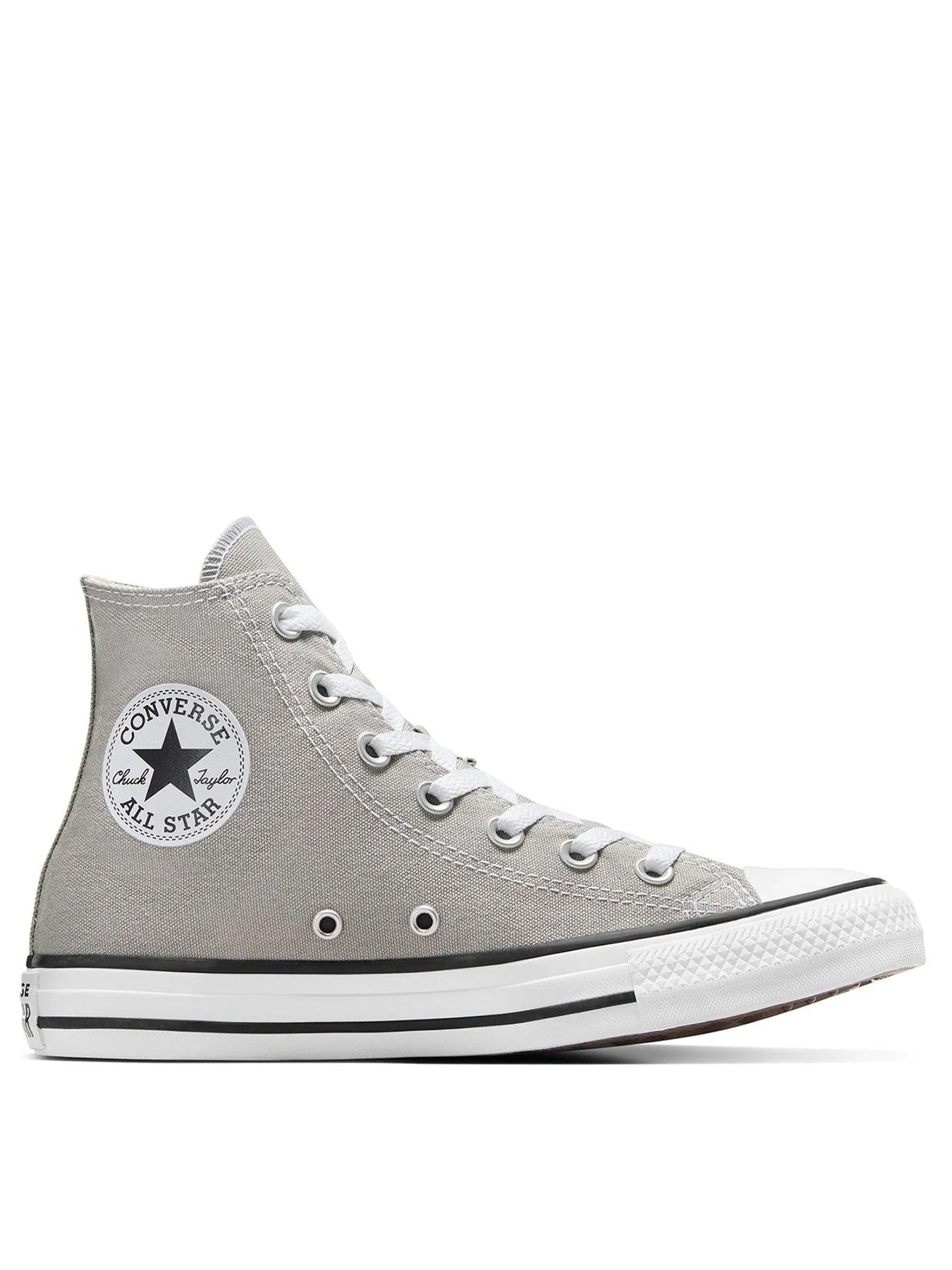 Converse Mens Hi Top Trainers - Light Grey