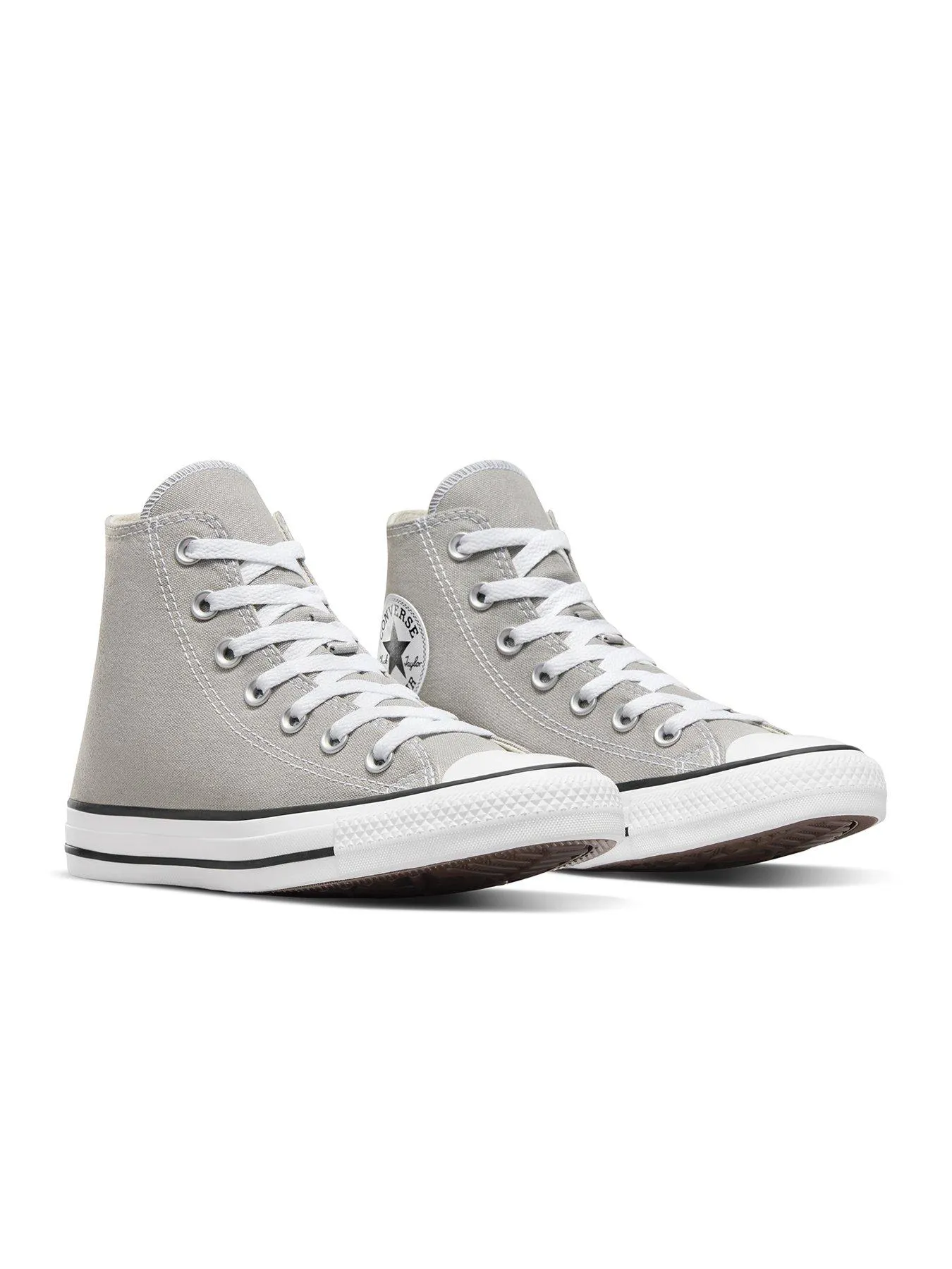 Converse Mens Hi Top Trainers - Light Grey