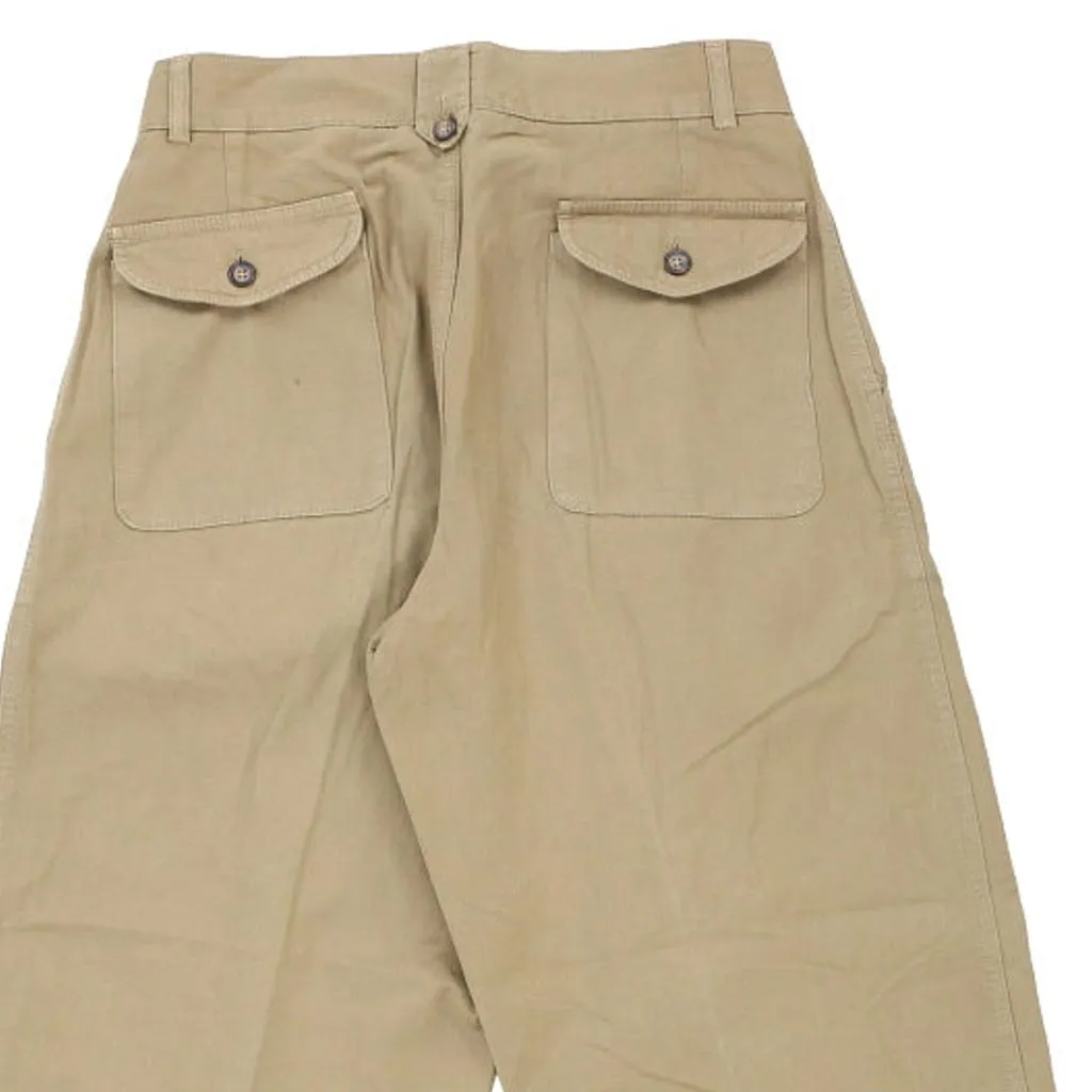 Department Trousers - 29W 30L Beige Cotton