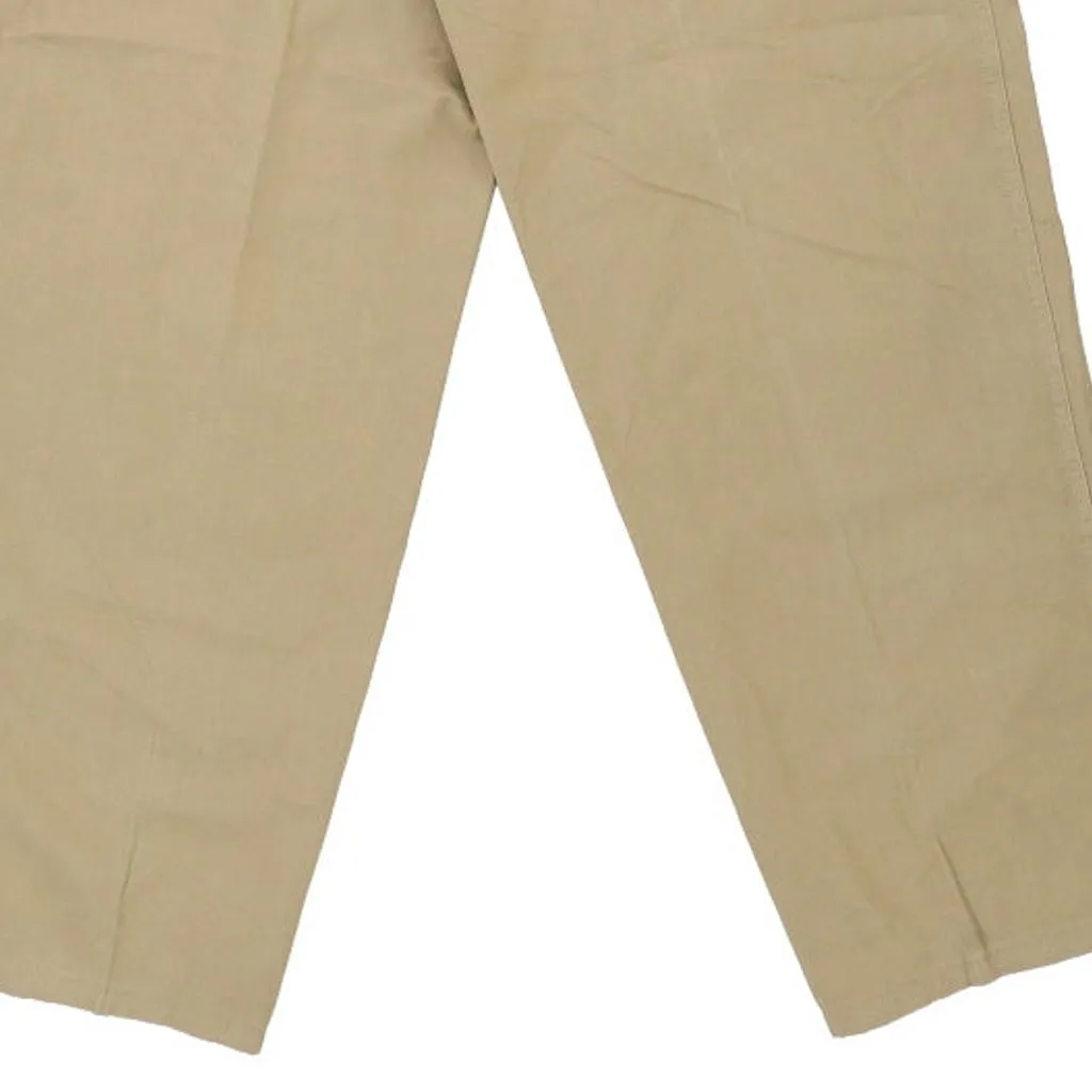 Department Trousers - 29W 30L Beige Cotton