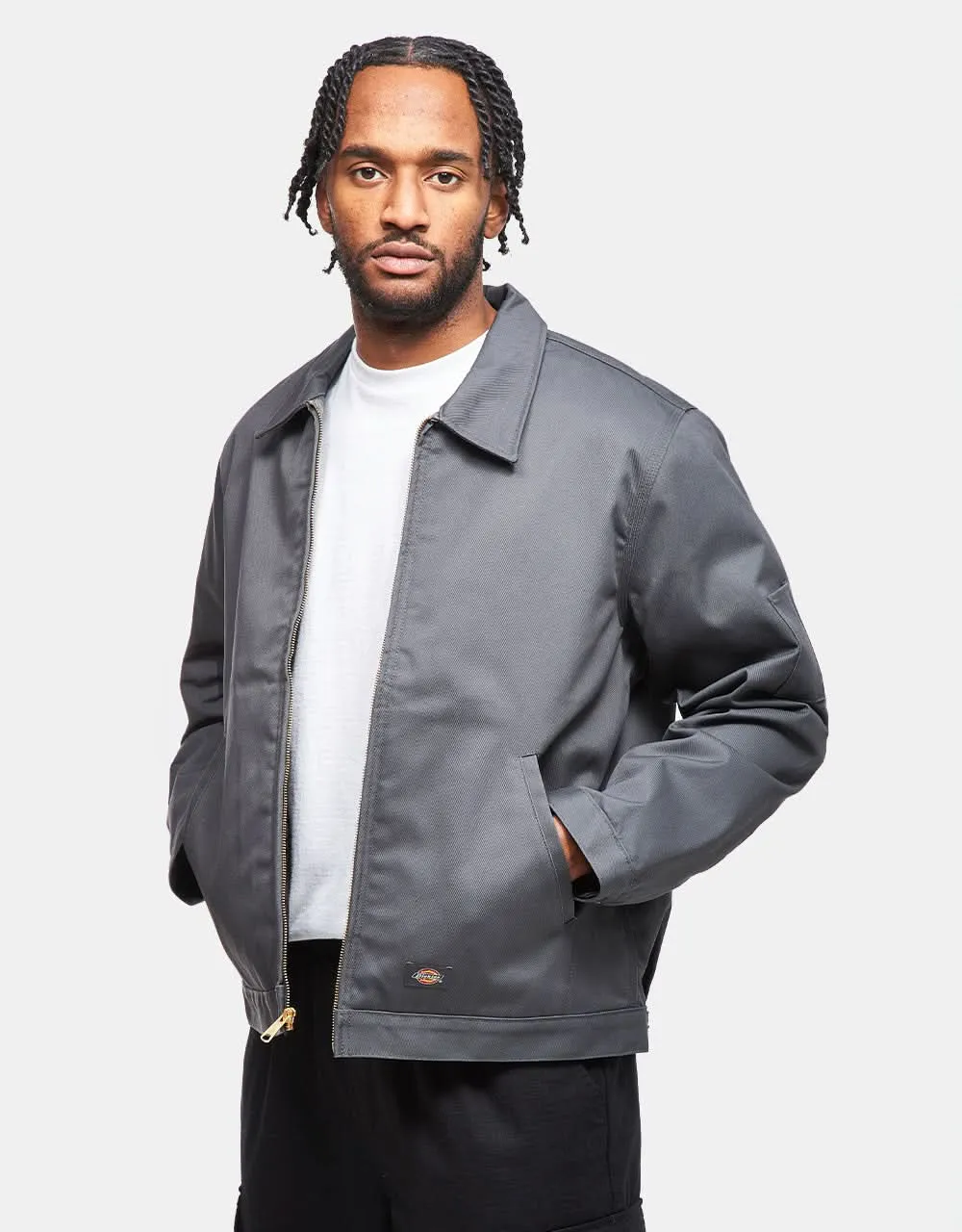 Dickies Lined Eisenhower Jacket - Charcoal Grey