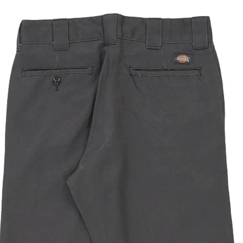 Dickies Trousers - 32W 29L Grey Cotton Blend