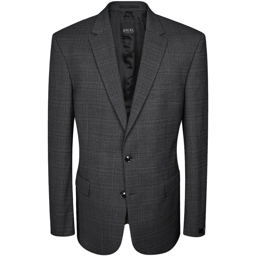 Digel Suit Jacket in Charcoal