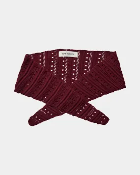 DINASW SCARF - Burgundy