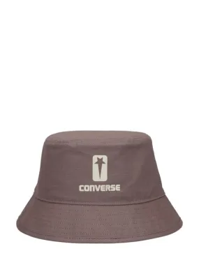 DRKSHDW x Converse   Converse printed cotton bucket hat 