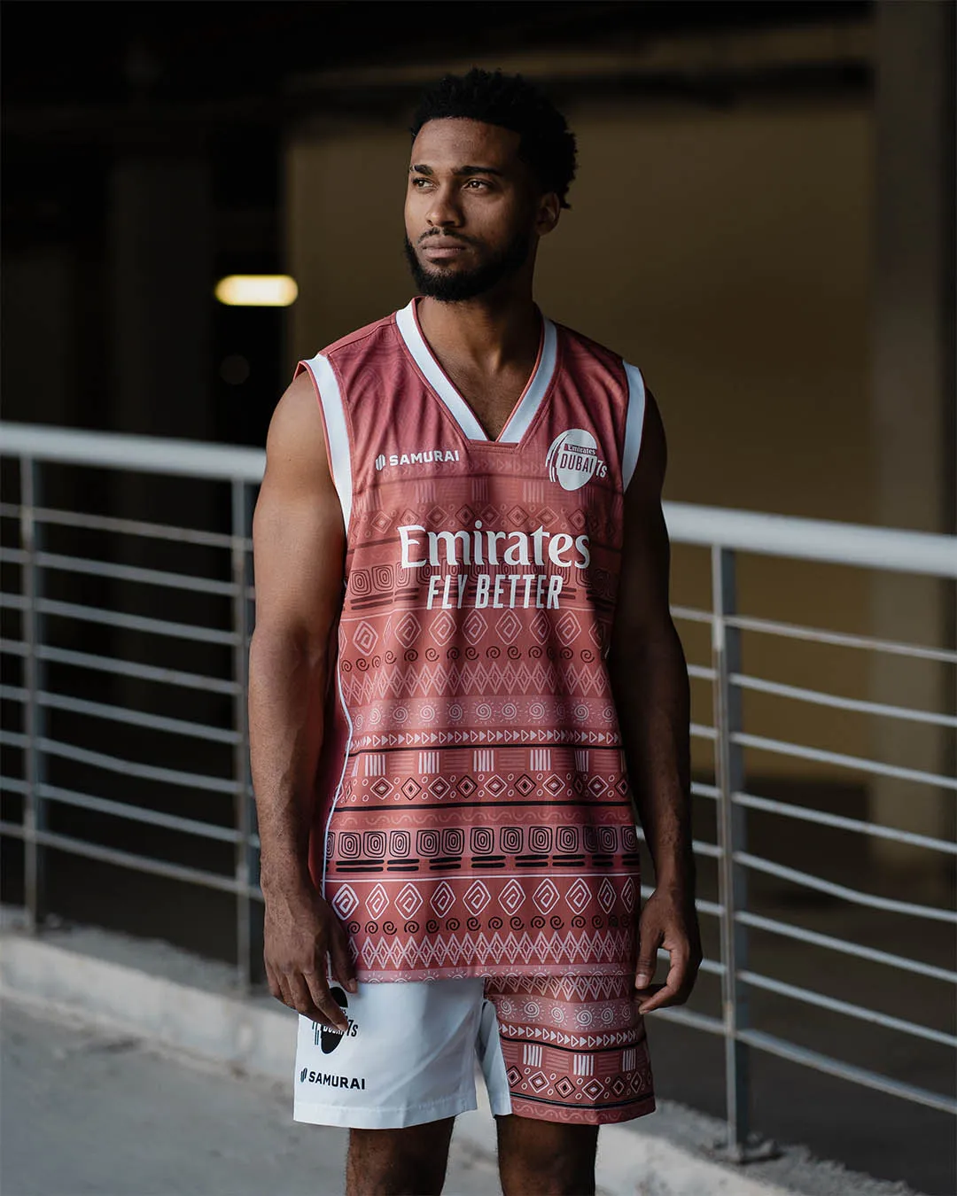 ED7:D1 - Mens Desert Basketball Vest - Clay Print