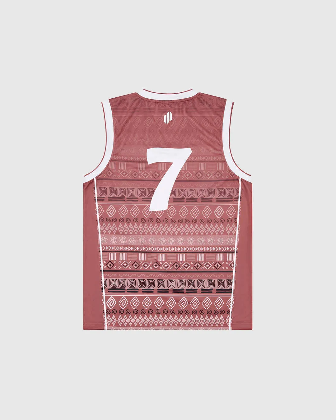 ED7:D1 - Mens Desert Basketball Vest - Clay Print