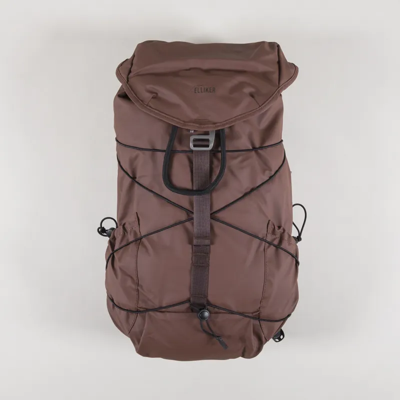 Elliker Wharfe Flap Over Backpack 22L Brown