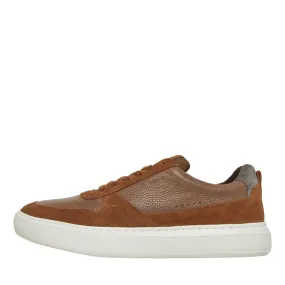 GEOX Mens Deiven Trainers Browncotto