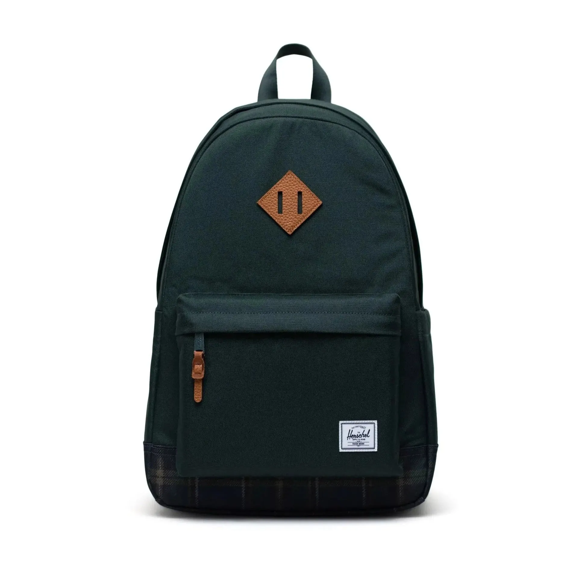 Heritage Backpack (Darkest Spruce + Winter Plaid)