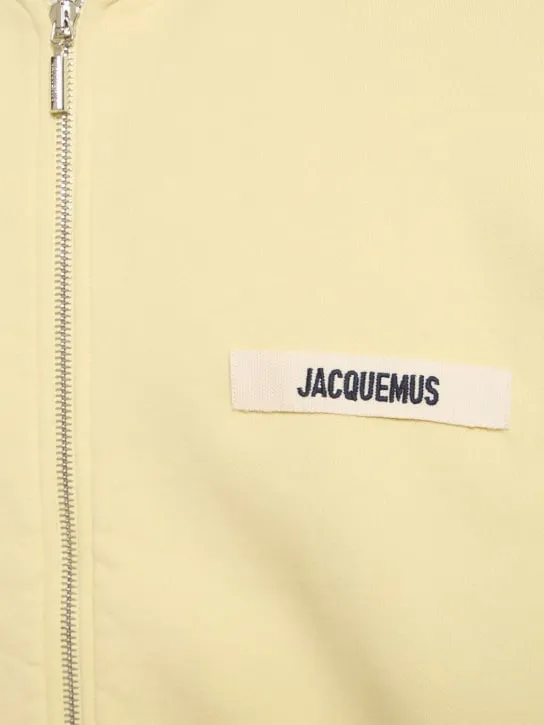 Jacquemus   Le Hoodie Gros Grain zip-up sweatshirt 