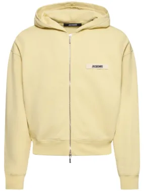 Jacquemus   Le Hoodie Gros Grain zip-up sweatshirt 