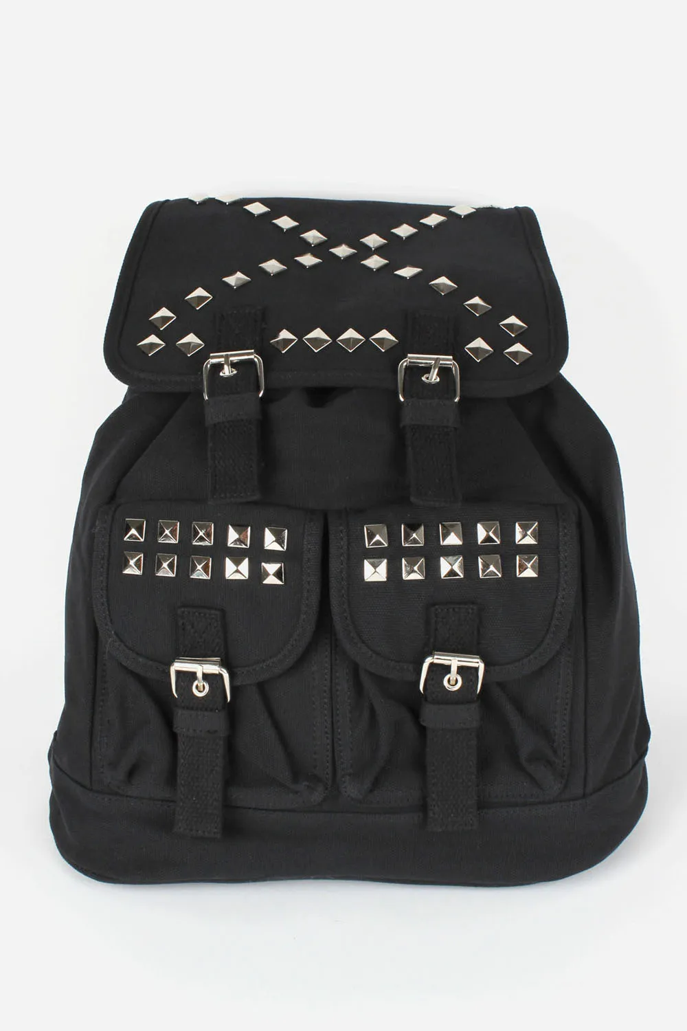 Jawbreaker -Studded Canvas Backpack | Dark Ages