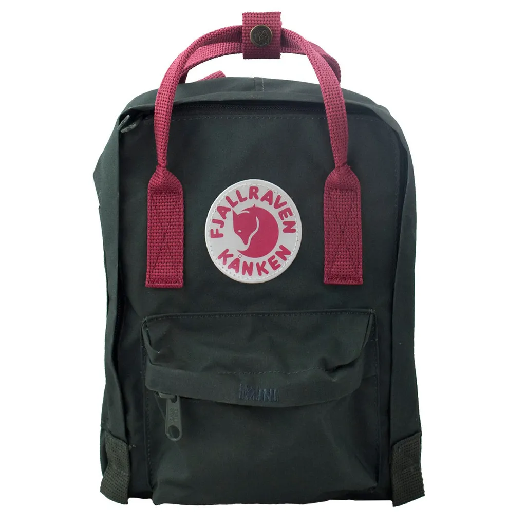 Kanken Mini Backpack Forest Green/Ox Red