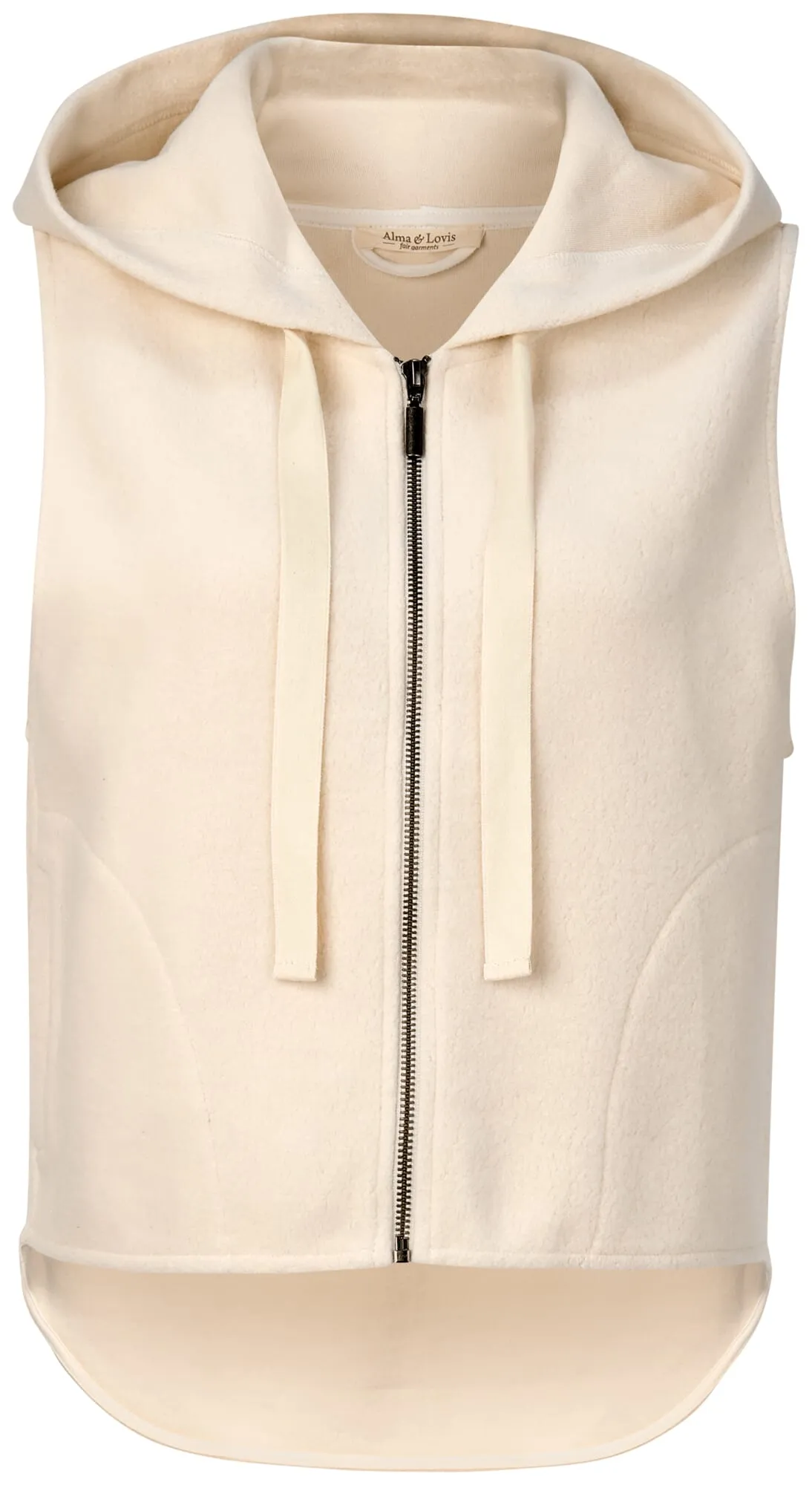 Ladies fleece vest, Natural white | Manufactum