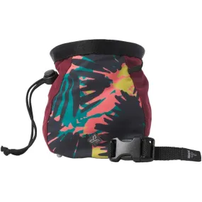 Large Chalk Bag with Belt - Maroon Jungle