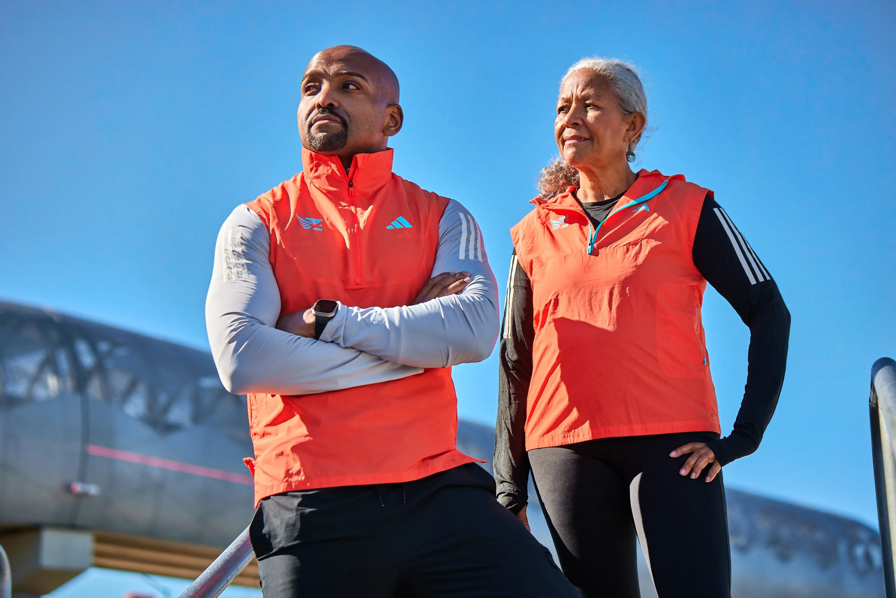 Men's Adizero Wind Vest - Bright Red