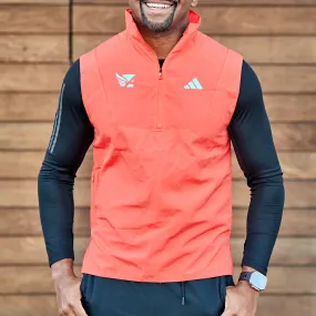 Men's Adizero Wind Vest - Bright Red