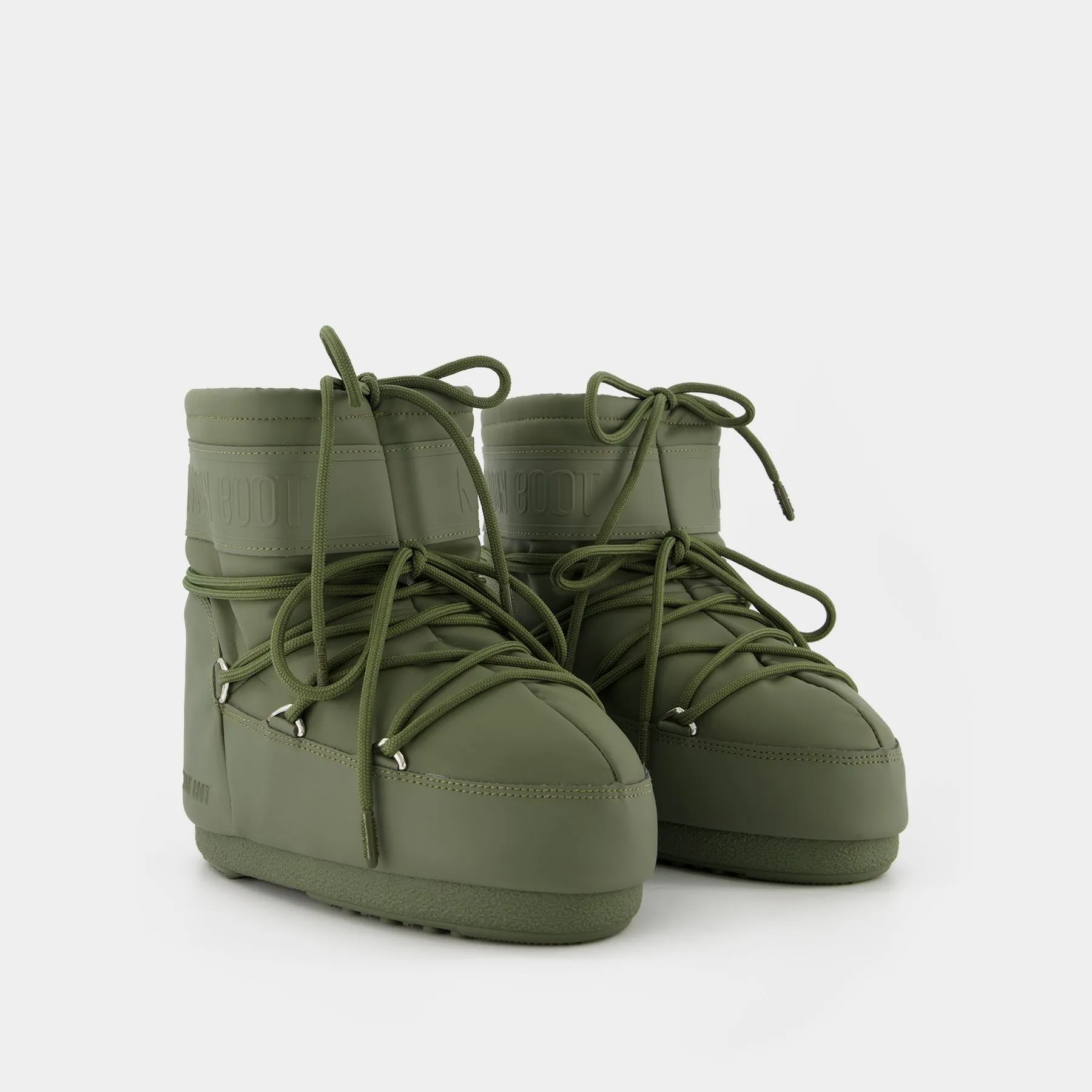 Moon Boot  Moon Boot Icon Low Rubber in Khaki