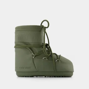 Moon Boot  Moon Boot Icon Low Rubber in Khaki