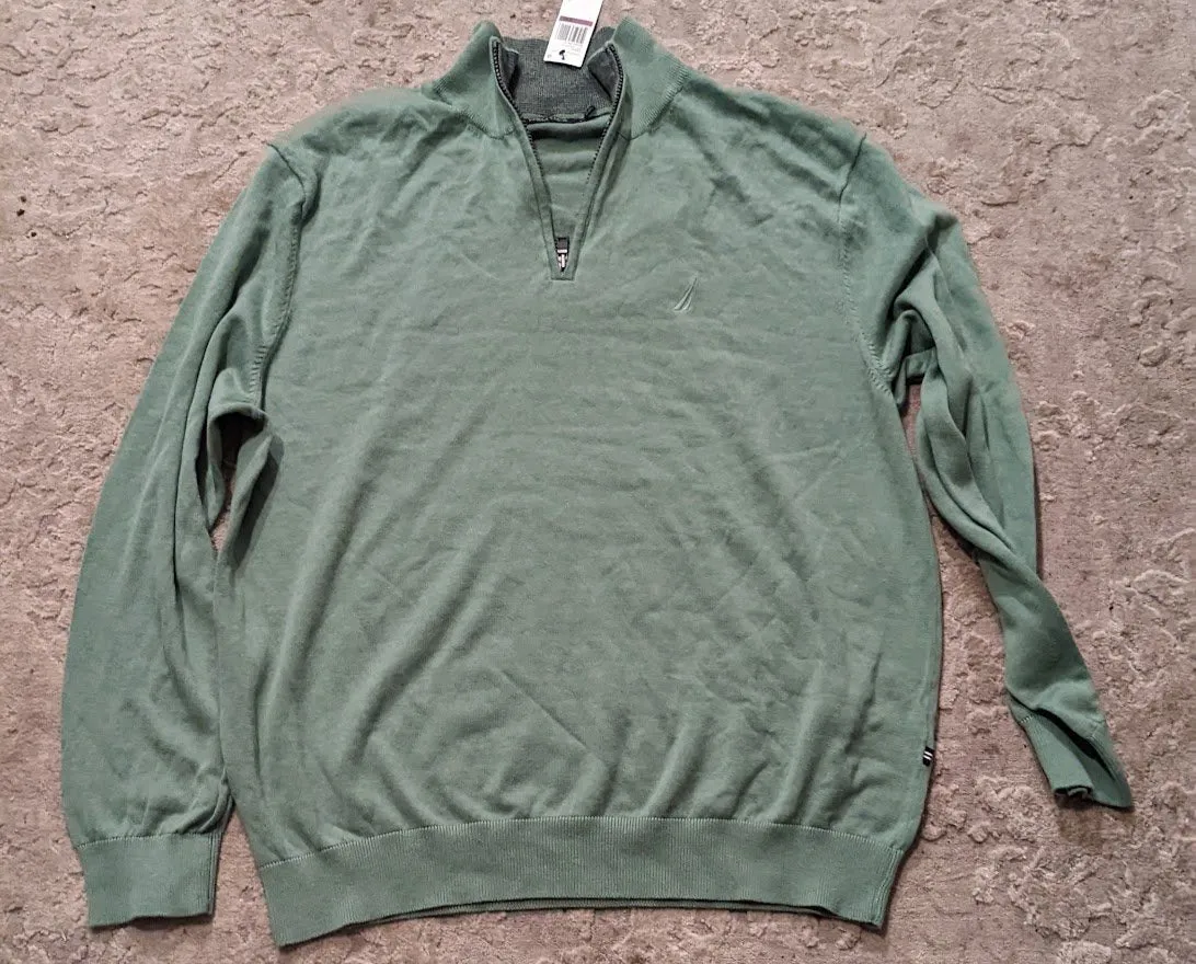 nautica 30 men's 1/4 zip pullover