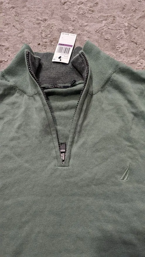 nautica 30 men's 1/4 zip pullover