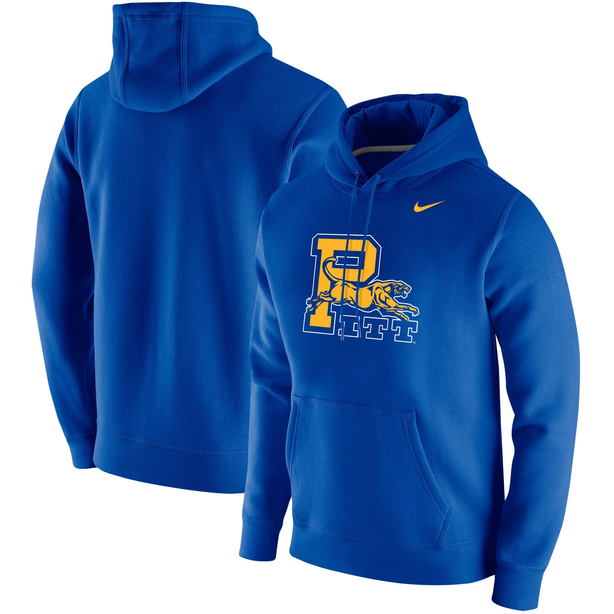 Nike Pitt Panthers Royal Vintage School Logo Pullover Hoodie