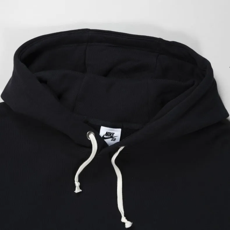 Nike SB Premium Pullover Hooded Sweatshirt (Black/Pure/Black)