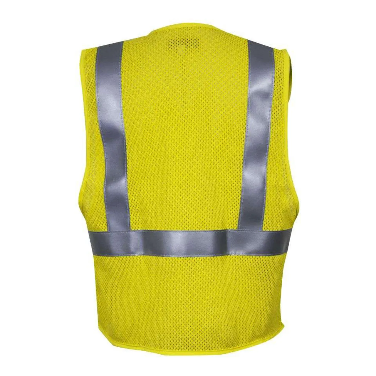 NSA FR Class 2 Hi Vis Yellow Anti Static Mesh Made in USA Road Vest VNT99509