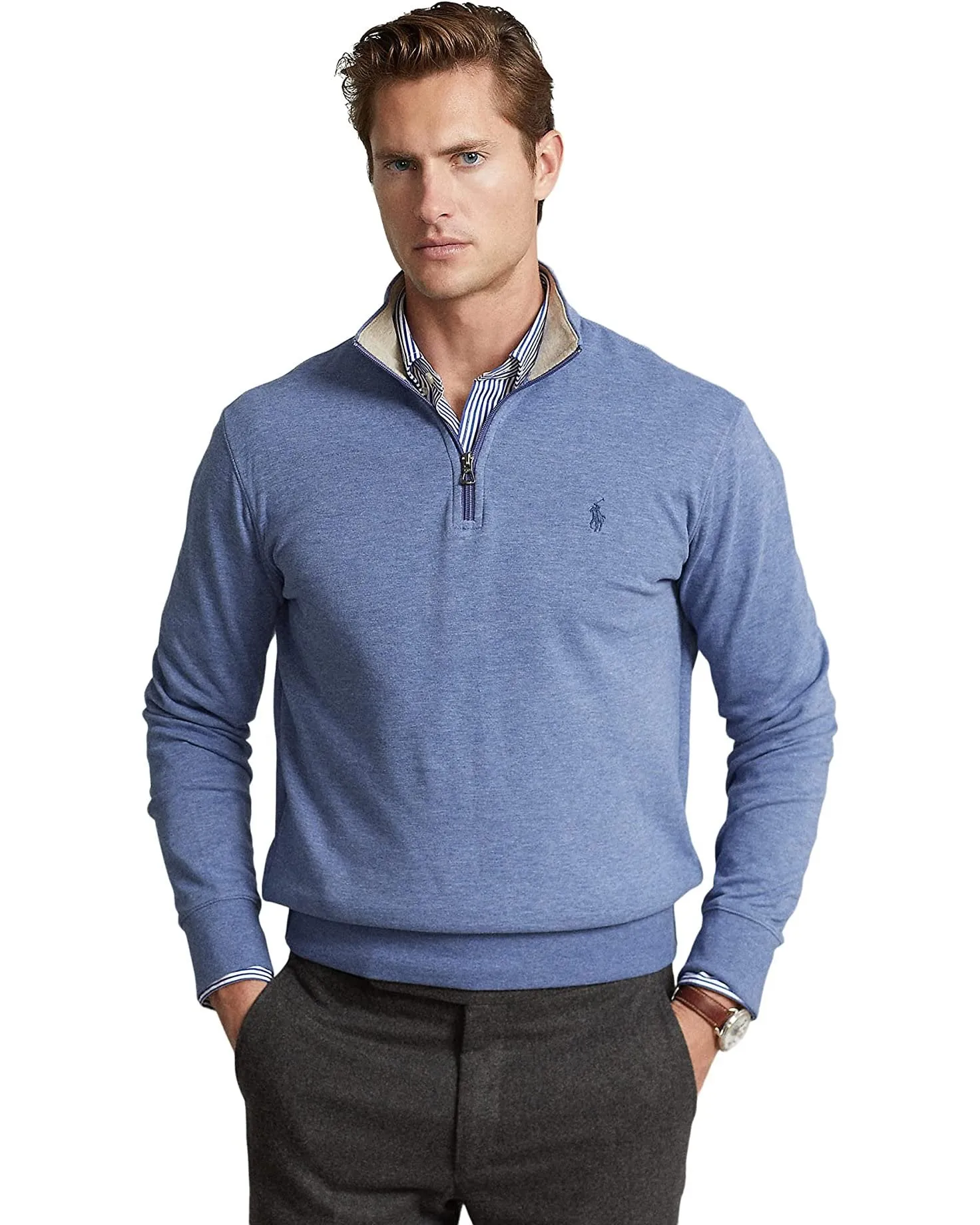 Polo Ralph Lauren  Luxury Jersey Quarter-Zip Pullover