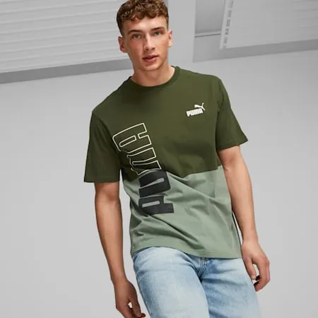 PUMA POWER Men's Tee | Myrtle | PUMA SHOP ALL PUMA | PUMA 